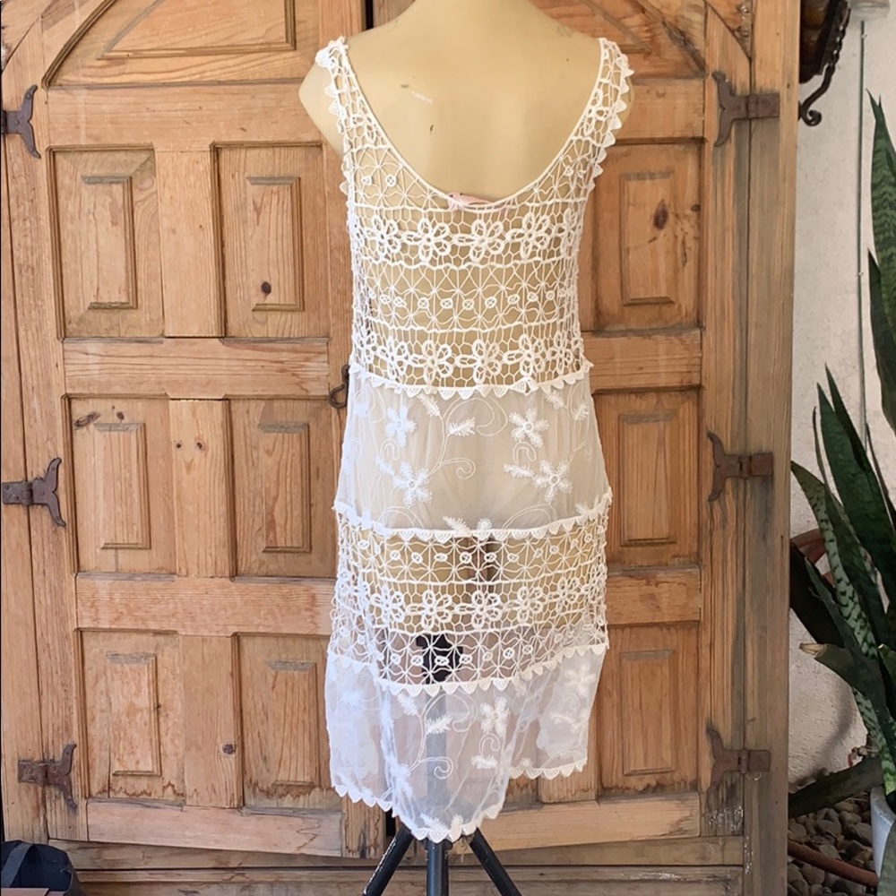 Sheer Lace Dress - Picture 5 of 6